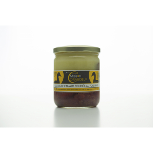 Coeurs de canard fourrés au foie gr