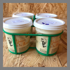 Lot de 4 yaourts à la noisette bio