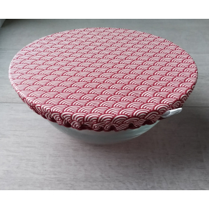 Couvre plats asie écailles rouges