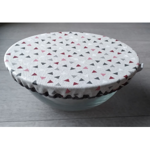 Couvre plats - greige triangles