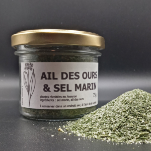 Ail des ours et sel marin
