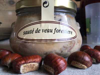 Conserve de sauté de veau forestier