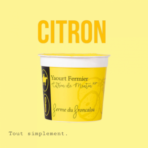 Yaourt citron de menton igp
