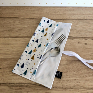 Pochette à couverts - sapin