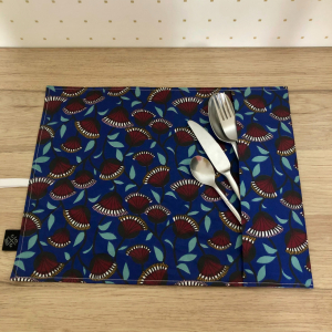 Pochette couverts / set de table - eventails