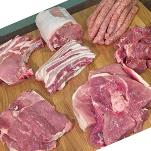 Colis de porc plein air