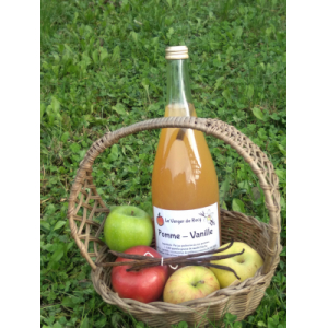 Jus de pomme-vanille