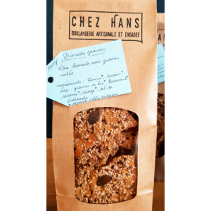 Biscuits apéritif aux graines