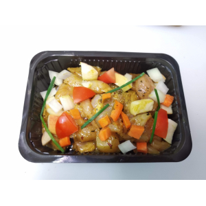 Sauté de dinde mariné curry/coco