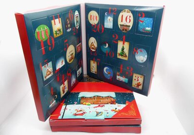 Calendrier avent 3 chocolats