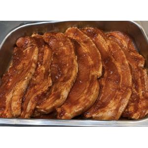 Lard en tranches marinade barbecue (x4)