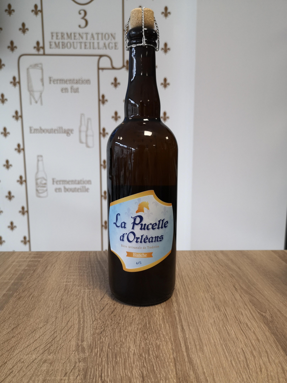 Bière de noël 75cl - 75 cl - La Pucelle D'orleans 