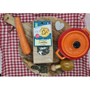 Kit pour lentilles au curry bio