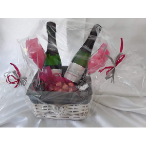 Corbeille 1/2 bouteille champagne