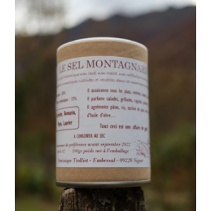 Sel de montagne sarriette, romarin..