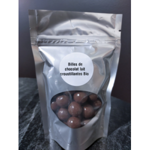 Billes de chocolat lait croustillant