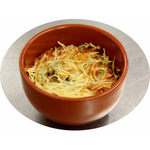 Soupe au chou vert, emental