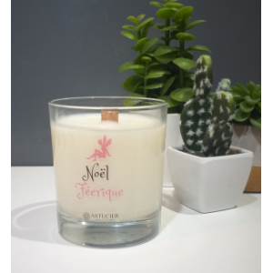 Bougie noël féérique