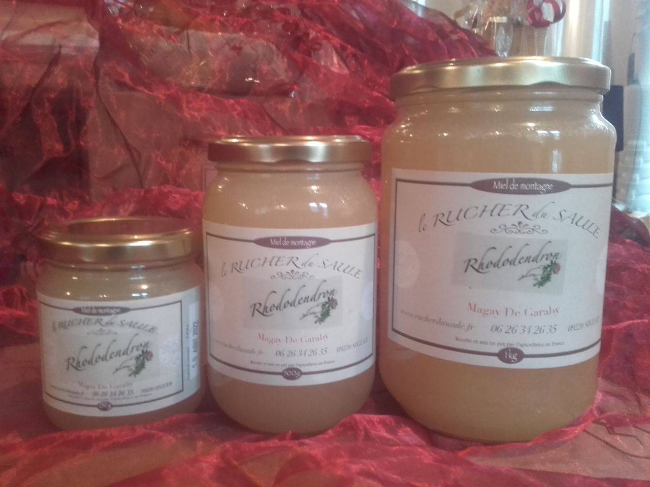 Miel de rhododendron 1 kg - 1 kg - Le Rucher Du Saule - Locavor.fr