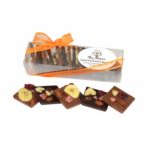 Mendiants chocolat noir et lait