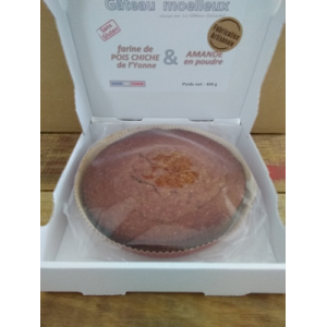 Gâteau moelleux pois chiche/amande