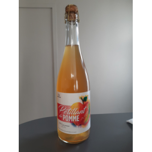 Jus de pomme pétillant