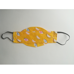 Masques lavables kids yeux jaune