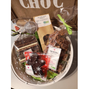 Panier garni chocolat et thé