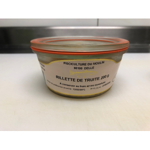 Rillettes de truite 200g