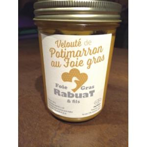 Velouté de potimarron au foie gras