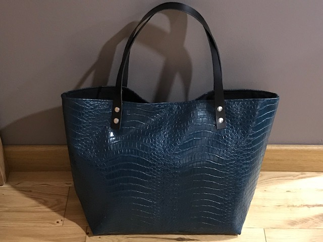 Grand sac outlet croco