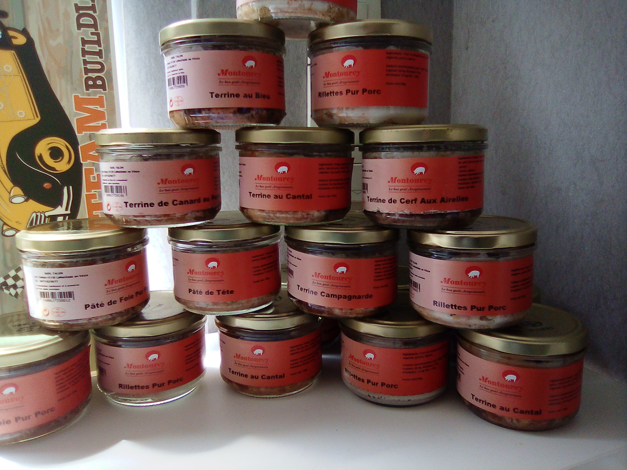 Terrine de sanglier aux myrtilles - 180 g - Montourcy - Locavor.fr