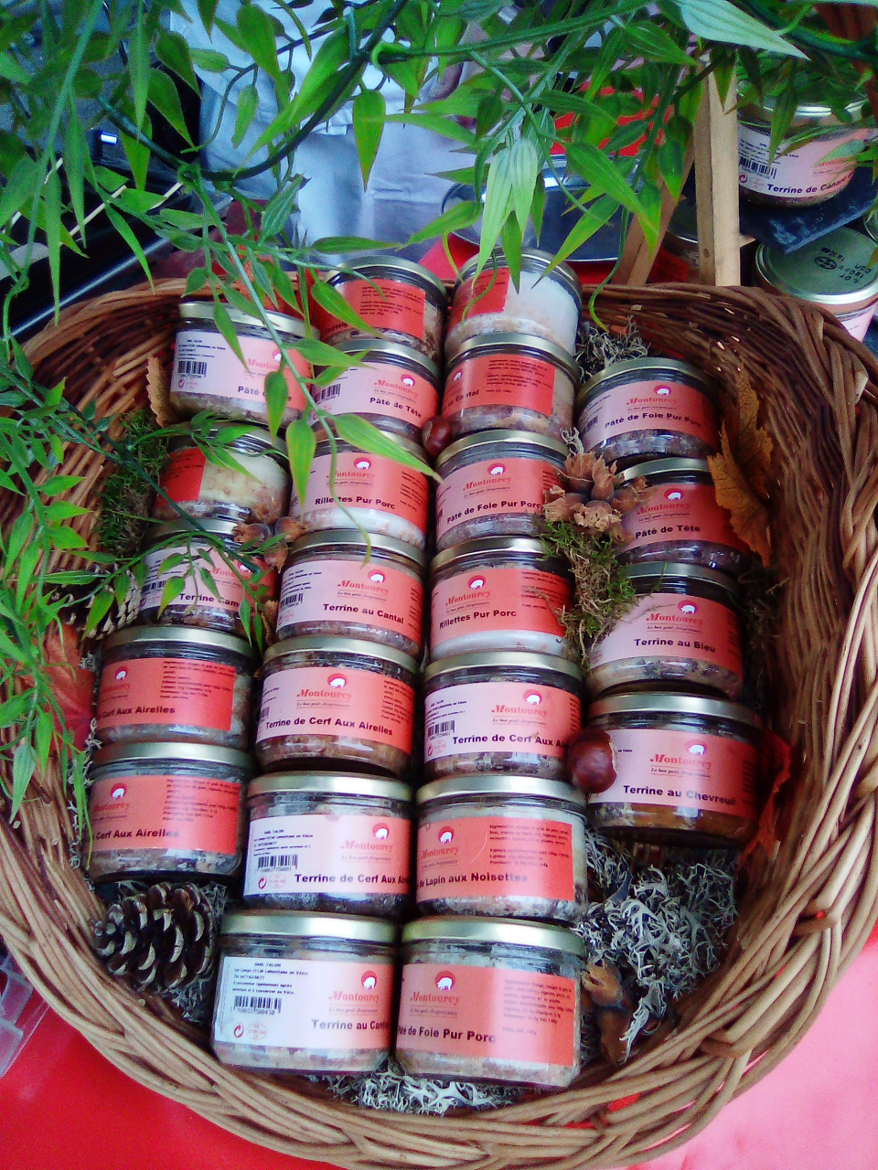 Terrines au cèpes 180 g Montourcy Locavor.fr