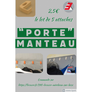 Attaches porte manteau