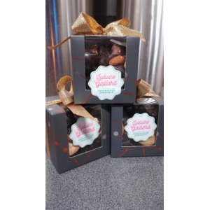 Le cube garni de chocolat