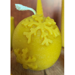 Bougie boule de neige