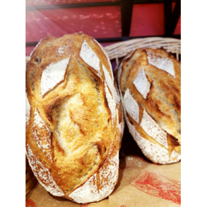 Pain de campagne tranche