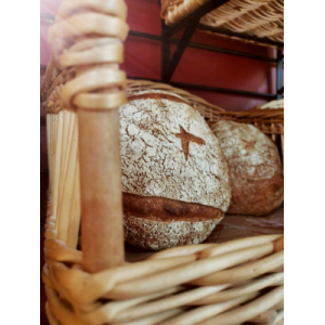 Tourte de meule tranche