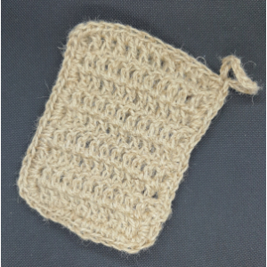 Eponge au crochet en fil de jute