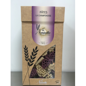 Pâtes différentes formes