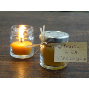 Bougie à la cire d'abeille