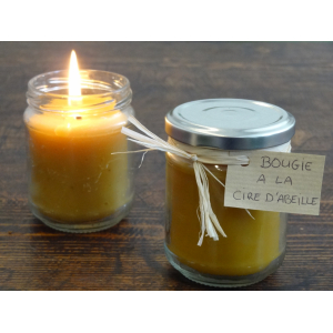 Bougie à la cire d'abeille