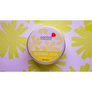Déodorant solide noix de coco boite