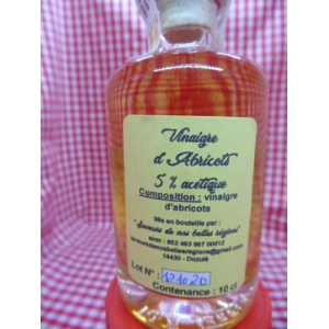 Vinaigre d'abricot - 10 cl