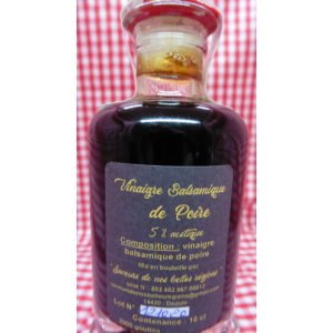 Vinaigre balsamique de poire - 10 cl