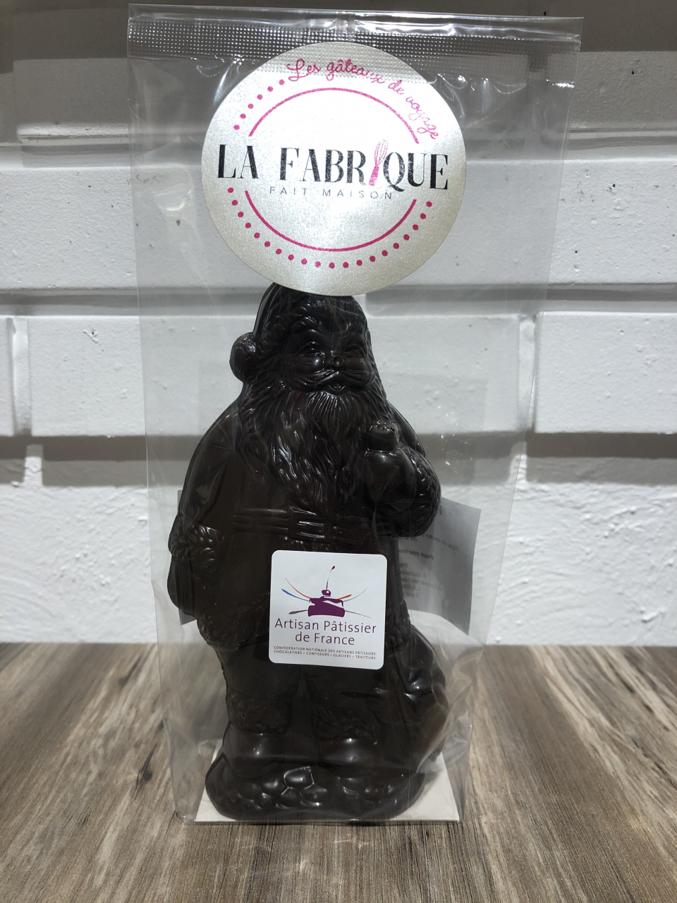 Père noel -chocolat noir - 150 g - La Fabrique 