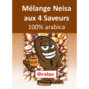 Café  mélange neisa 4 saveurs grain