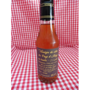 Vinaigre de cidre au basilic