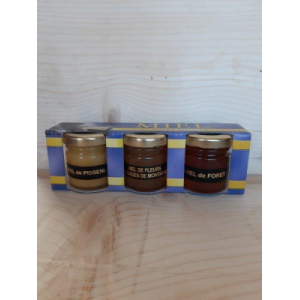 Coffret de dégustation de miel-3x50g
