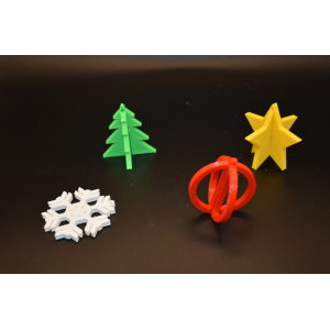 Ensemble de 4 décoration de noël